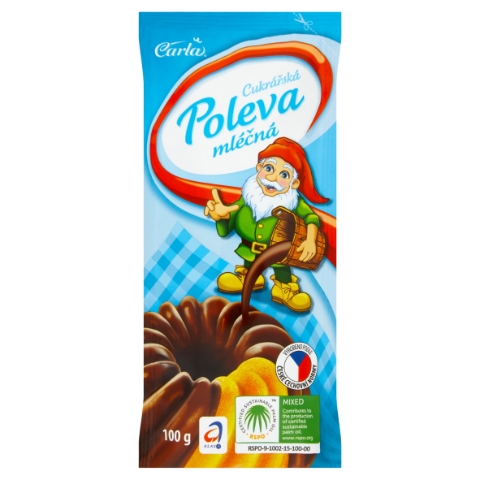 Carla Cukrářská poleva mléčná 100g