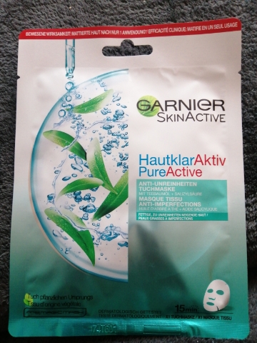 Garnier Skin Active Hautklar Aktiv textilní maska