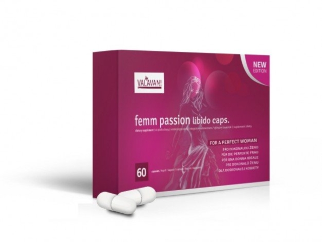 Valavani Femm Passion Libido Caps. 60 kapslí, zvýšení libida