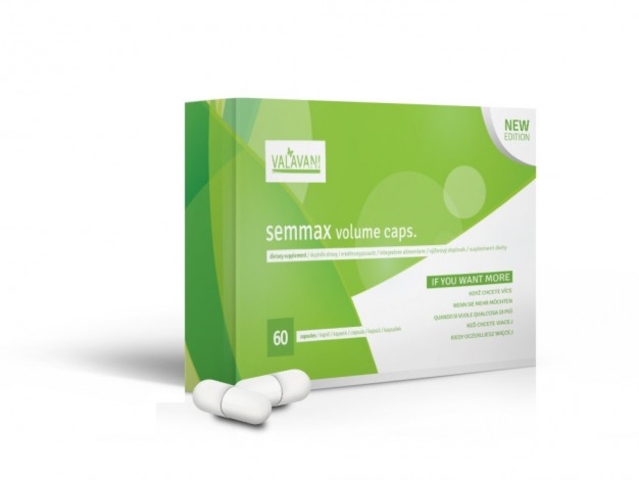 Valavani Semmax Volume Caps. 60 kapslí, zvětšení objemu spermatu