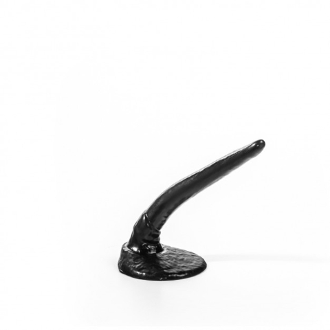 Animals Dirty Pig, černé vinylové dildo – prase 24 x 2,7 cm