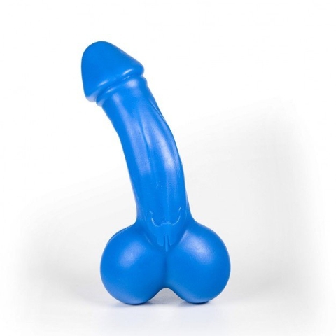 Anální dildo Bulder Hög Boll modré, silikonové dildo 25 x 4,2–5,8 cm