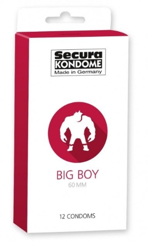 Secura Big Boy Condoms 12 ks, extra velké kondomy