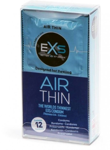 EXS Air Thin Condoms 12 ks, ultra tenké kondomy