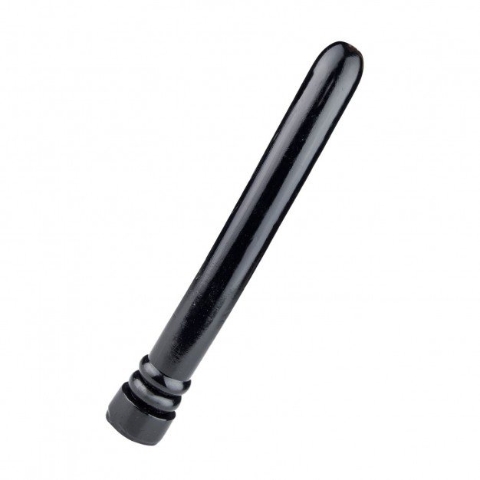HardToys Stick, černé vinylové dildo 28,5 x 3 cm