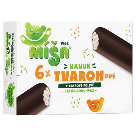 Míša Nanuk tvarohový v kakaové polevě 6 x 45ml (270ml)