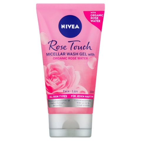 Nivea Rose Touch čisticí micelární gel 150ml