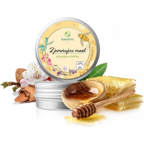 Semante by Naturalis Zjemňující mast s propolisem "Pilný jako včelička" BIO - 50ml