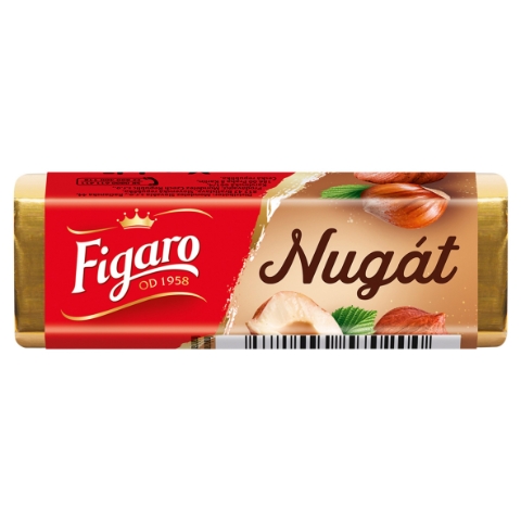 Figaro Nugát mléčná čokoláda plněná nugátovým krémem 32g