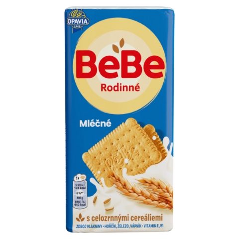 Opavia BeBe Rodinné sušenky s mlékem 130g