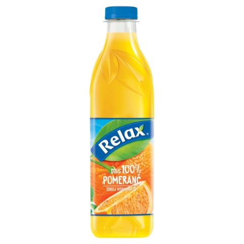 Relax Džus 100% pomeranč 1l