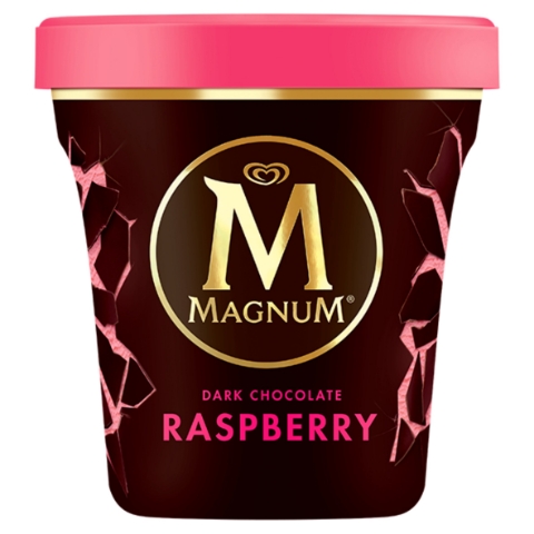 Magnum Raspberry & Dark Chocolate zmrzlina v kelímku 440ml