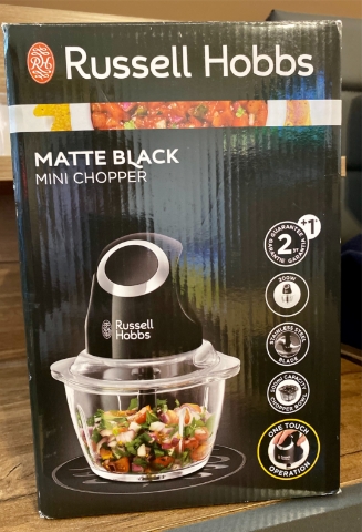 Russell Hobbs Matte Black mini sekáček