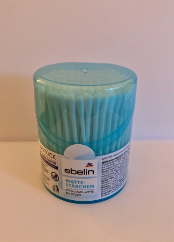 Ebelin tyčinky vatové box, 160 ks
