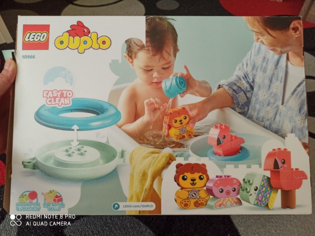 10966 LEGO DUPLO Zábava při vaně: Plovoucí ostrůvek s zvířaty