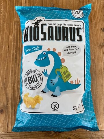 Biosaurus Junior s mořskou solí kukuřičné křupky 50g