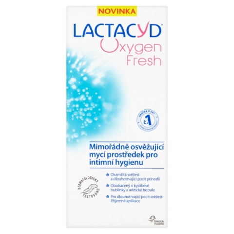 Lactacyd Oxygen Fresh mimořádně osvěžující mycí prostředek pro intimní hygienu 200ml