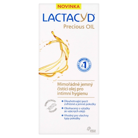 Lactacyd Precious Oil mimořádně jemný čistící olej pro intimní hygienu 200ml