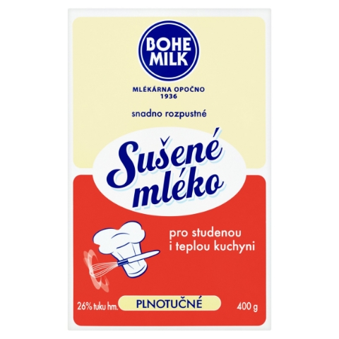 Bohemilk Sušené mléko plnotučné 400g