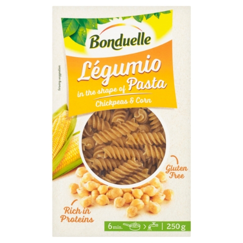 Bonduelle Légumio Těstoviny z cizrny a kukuřice 250g