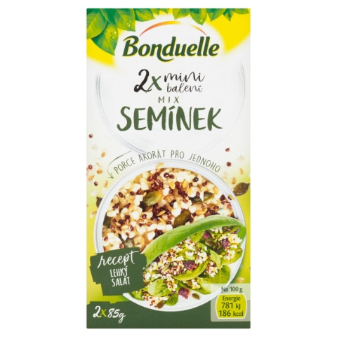 Bonduelle Mix semínek mini balení 2 x 85g