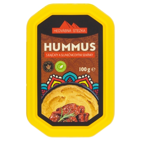 Hedvábná Stezka Hummus s rajčaty a slunečnicovými semínky 100g
