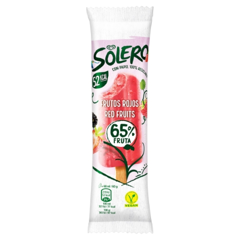 Solero zmrzlina Red Fruits 65% 68ml
