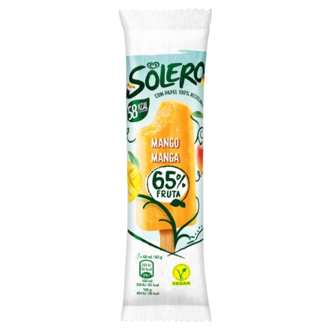 Solero zmrzlina Mango 65% 68ml