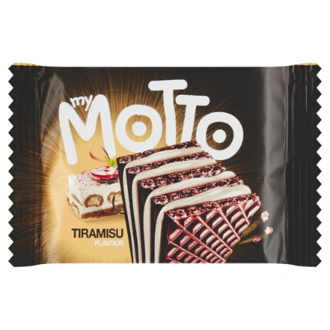 My Motto Tiramisu oplatka s krémovou náplní s příchutí tiramisu 34g