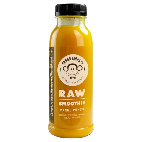 Urban Monkey Raw Smoothie Mango Punch 250ml