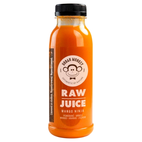 Urban Monkey Raw Juice Mango Ninja 250ml