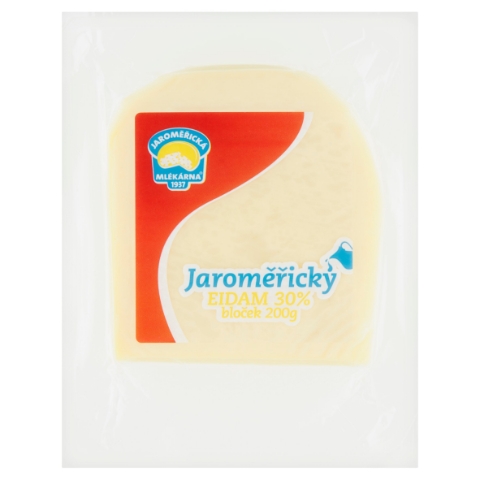 Jaroměřická Mlékárna Jaroměřický eidam 30% bloček 200g