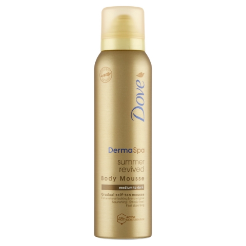Dove Derma Spa Summer Revived samoopalovací tělové mléko Medium to Dark 150ml