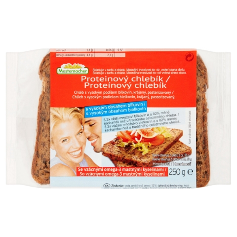 Mestemacher Proteinový chlebík 250g