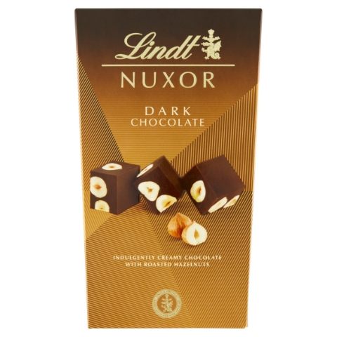 Lindt Nuxor Oříšková čokoláda Gianduja s celými jádry lískových ořechů 165g