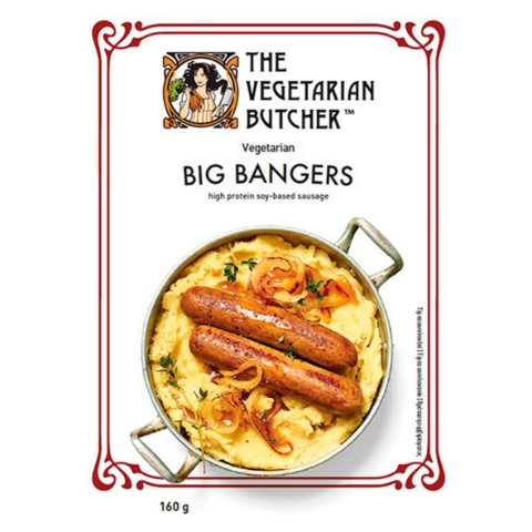 The Vegetarian Butcher Big Bangers vegetariánské klobásy 160g