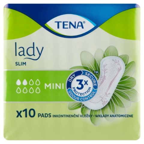 Tena Lady Slim mini inkotinenční vložky 10 ks