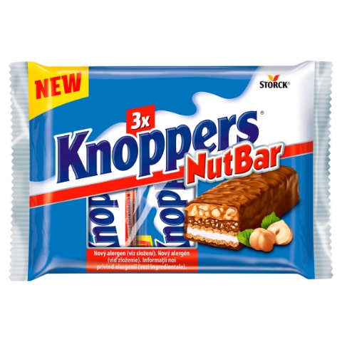 Knoppers NutBar tyčinka 3 x 40g (120g)