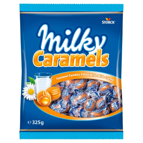 Milky Caramels karamelové bonbóny plněné mléčným krémem 325g