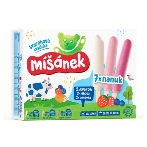 Míša Míšánek zmrzlina Multipack 7 x 32ml