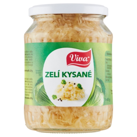Viva Zelí kysané 640g