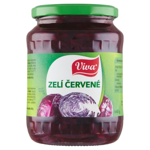 Viva Zelí červené 640g