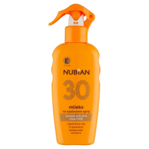 Nubian Mléko na opalování sprej SPF 30 200ml