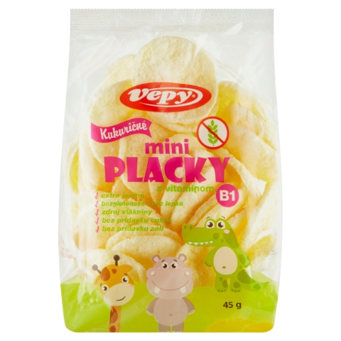 Vepy Kukuřičné mini placky s vitamínem B1 45g