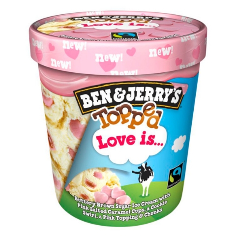 Ben & Jerry's zmrzlina Topped Love is… 438ml