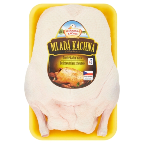 Vodňanská Kachna Mladá kachna bez drobů