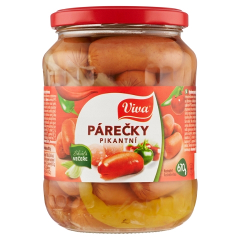 Viva Párečky pikantní 670g
