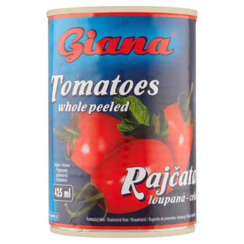 Giana Rajčata loupaná celá 400g