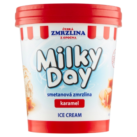 Bohemilk Milky Day smetanová zmrzlina karamel 460ml
