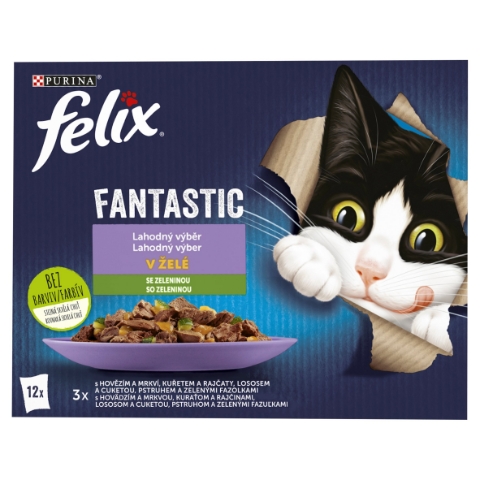 FELIX Fantastic výběr se zeleninou 12 x 85g